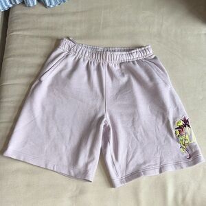 Nike Sportswear Club Men's Fleece Embroidered Shorts Athletic Iced Lilac Size L